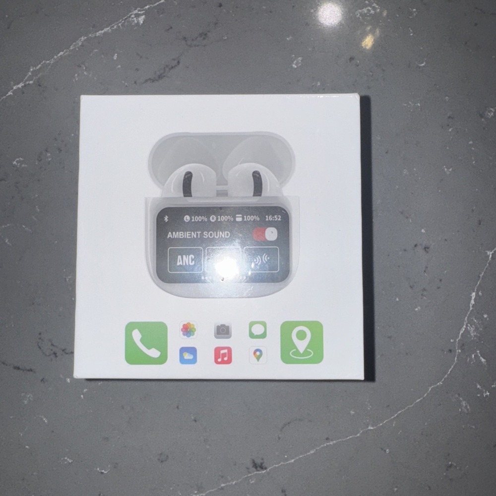 A11 ENC/ANC Wireless Bluetooth Earbuds LCD Touch Control Noise Reduction